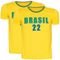 Kit 2 Camiseta Do Brasil Masculina Copa Do Mundo Manga Curta - Marca Zafina