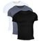 Kit 3 Camisetas Masculina Academia Dry Fit Branca   Cinza e Preta - Marca Polo State