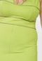 Vestido Colcci Curto Recorte Verde - Marca Colcci