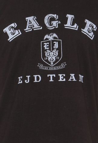Camiseta Ellus Eagle Classic Preta