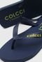 Chinelo Colcci Logo Azul-Marinho - Marca Colcci