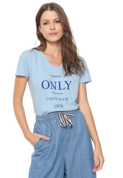 Camiseta Calvin Klein Jeans Only Azul - Marca Calvin Klein Jeans
