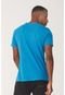Camiseta Starter Estampada Azul Mescla - Marca STARTER