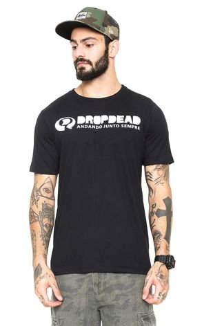 Camiseta Drop Dead Logo Preto