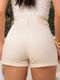 Shorts Sarja Alfaiataria Nude Feminino - Marca Crawling