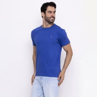 Kit 2 Camisetas Premium Branco e Azul Royal