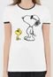 Blusa Snoopy Estampada Branca - Marca Snoopy by Fiveblu
