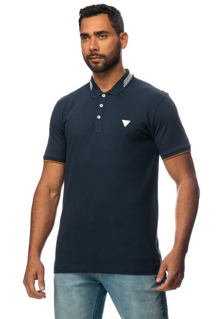 Camisa Polo Friso Gola Guess - Marca Guess