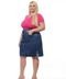 Saia Jeans Plus Size Secretaria Razon Jeans - Marca Razon Jeans