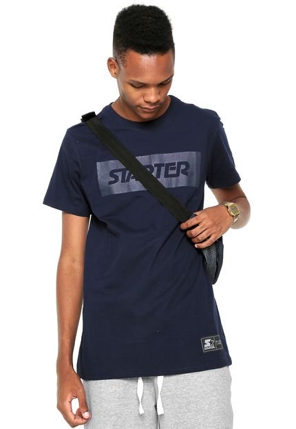 Camiseta Starter Sticker Azul-Marinho - Marca S Starter