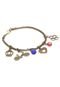 Pulseira FiveBlu Berloques Ouro Velho - Marca FiveBlu