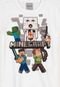 Camiseta Infantil Brandili Minecraft Branca - Marca Brandili
