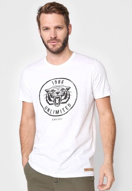 Camiseta Colcci Tigre Branca - Marca Colcci