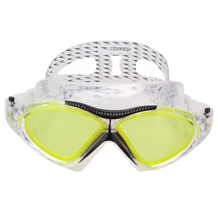 Óculos de Natação Speedo Omega Swim Mask Preto/amarelo - Marca Speedo