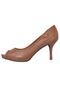 Peep Toe Capodarte Marrom - Marca Capodarte