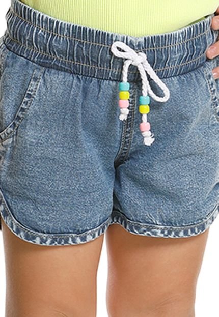 Shorts Infantil Jeans Poah Noah 4 Azul - Marca Banana Danger