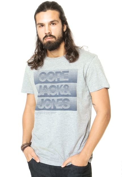 Camiseta Jack & Jones Reta Cinza - Marca Jack & Jones