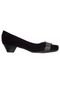 Scarpin Piccadilly Low Preto - Marca Piccadilly