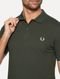 Polo Fred Perry Masculina Regular Piquet Plain Logo Verde - Marca Fred Perry