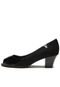 Peep Toe Piccadilly Recorte Preto - Marca Piccadilly