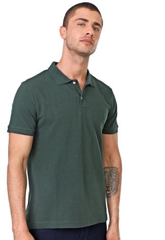 Camisa Polo GAP Reta Verde