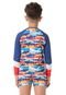 Conjunto Sunga com Camiseta Proteção UV 50 Infantil Praia 09 -8 - Marca Over Fame