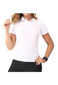 Camiseta Polo Laura Blanco Para Mujer Croydon