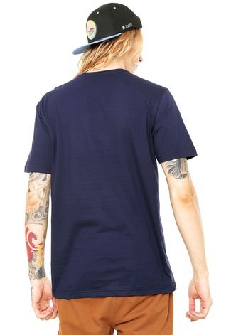 Camiseta Globe Estampada Azul