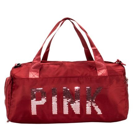 Bolsa Feminina Fitness Arara Dourada - B03 A0680030 Vinho - Marca Arara Dourada