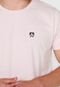Camiseta Mr Kitsch Logo Rosa - Marca MR. KITSCH