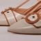 Sapato Feminino Slingback Zariff Off White Incolor - Marca Zariff
