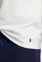 Camiseta Polo Ralph Lauren Reta Pijama Branca - Marca Polo Ralph Lauren