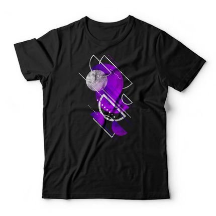 Camiseta Purple Circle - Preto - Marca Studio Geek 