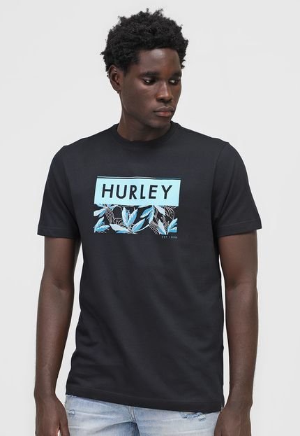 Camiseta Hurley Flora Preta - Marca Hurley
