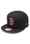 Boné New Era Snapback 950 Basic Boston Red Sox Preto - Marca New Era