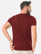 Camiseta King & Joe Básica Slim CA22001 Bordo - Marca King  E Joe