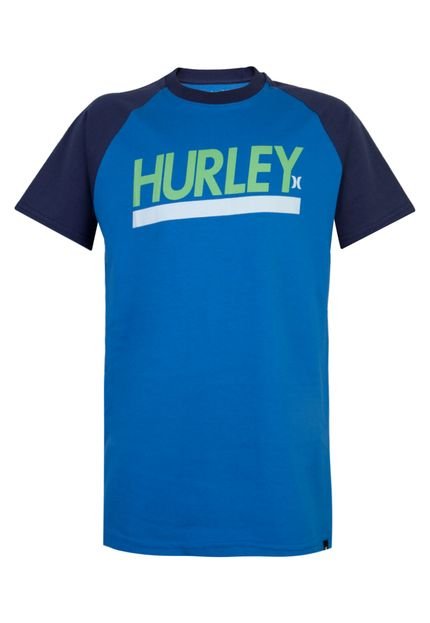 Camiseta Hurley Fring Raglan Azul - Marca Hurley