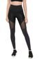 Legging Colcci Fitness Recortes Tela Preta - Marca Colcci Fitness