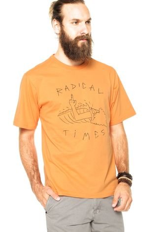 Camiseta Quiksilver Radical Tube Tangerine Laranja