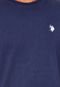 Camiseta U.S. Polo Bordado Azul - Marca U.S. Polo
