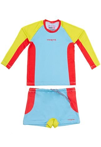 Conjunto Sunga com Camiseta Proteção UV 50 Infantil Praia 06 -8