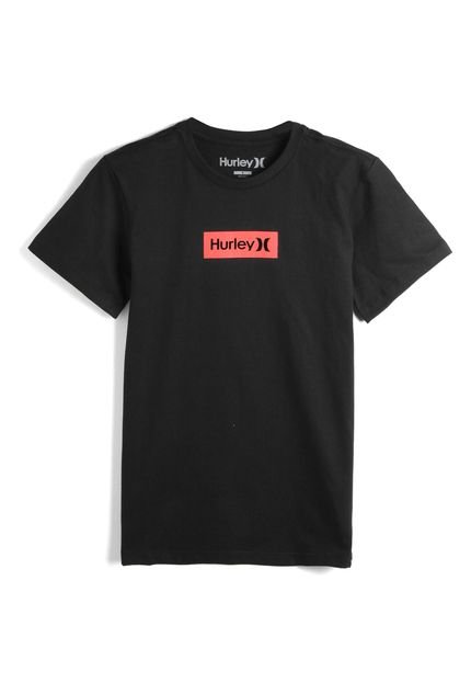 Camiseta Hurley Menino Logo Preta - Marca Hurley