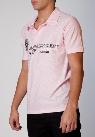 Camiseta Polo Concept Away Rosa