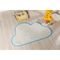Tapete para Quarto Infantil Formatos Baby - 82 cm x 52cm - Nuvem Azul Turquesa - Marca Guga Tapetes