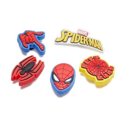 Jibbitz™ Spider Man Pack Com 5 Unidades Branco - Marca Crocs
