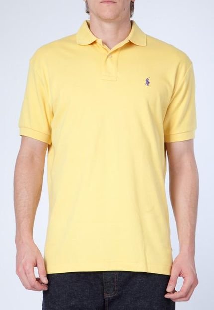 Camisa Polo Ralph Lauren Intlk Amarela - Marca Polo Ralph Lauren