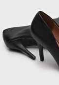 Scarpin Social Vizzano Liso Preto - Marca Vizzano