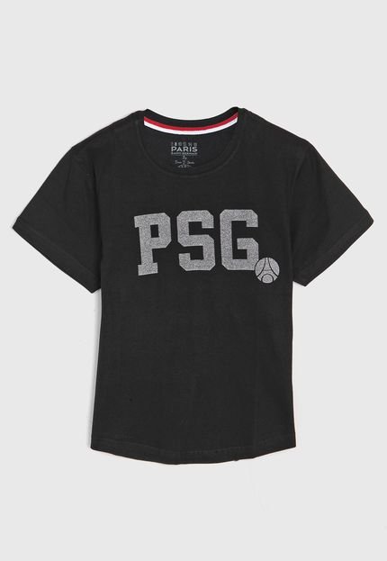 Camiseta Psg Menino Preta - Marca Psg