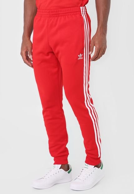 Calça adidas Originals Jogger Sst Tp P Blue Vermelha/Branco - Marca adidas Originals