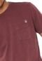 Camiseta Volcom Pocket Circle Vinho - Marca Volcom